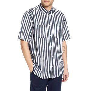 WeSC Nima Uneven Stripe Woven Shirt
